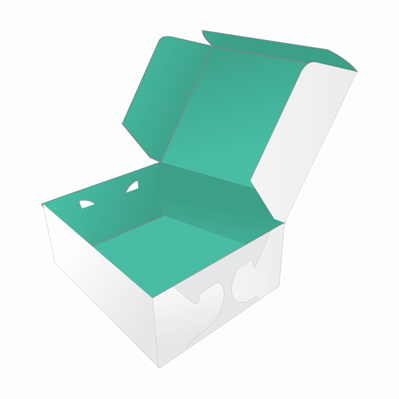 Custom Boxes with Side Lock Corner